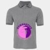 JB's  BIRDS EYE POLO   CHARCOAL - S Thumbnail