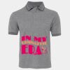 JB's  BIRDS EYE POLO   CHARCOAL - S Thumbnail