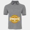 JB's  BIRDS EYE POLO   CHARCOAL - S Thumbnail