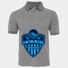 JB's  BIRDS EYE POLO   CHARCOAL - S Thumbnail