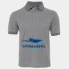 JB's  BIRDS EYE POLO   CHARCOAL - S Thumbnail