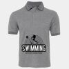 JB's  BIRDS EYE POLO   CHARCOAL - S Thumbnail