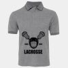 JB's  BIRDS EYE POLO   CHARCOAL - S Thumbnail