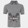 JB's  BIRDS EYE POLO   CHARCOAL - S Thumbnail
