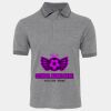 JB's  BIRDS EYE POLO   CHARCOAL - S Thumbnail