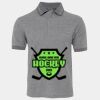 JB's  BIRDS EYE POLO   CHARCOAL - S Thumbnail