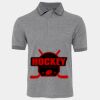 JB's  BIRDS EYE POLO   CHARCOAL - S Thumbnail