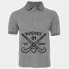 JB's  BIRDS EYE POLO   CHARCOAL - S Thumbnail
