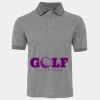 JB's  BIRDS EYE POLO   CHARCOAL - S Thumbnail