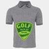 JB's  BIRDS EYE POLO   CHARCOAL - S Thumbnail
