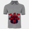JB's  BIRDS EYE POLO   CHARCOAL - S Thumbnail