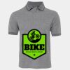 JB's  BIRDS EYE POLO   CHARCOAL - S Thumbnail