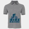 JB's  BIRDS EYE POLO   CHARCOAL - S Thumbnail