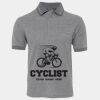 JB's  BIRDS EYE POLO   CHARCOAL - S Thumbnail