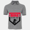 JB's  BIRDS EYE POLO   CHARCOAL - S Thumbnail