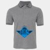 JB's  BIRDS EYE POLO   CHARCOAL - S Thumbnail