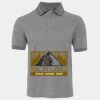 JB's  BIRDS EYE POLO   CHARCOAL - S Thumbnail