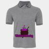 JB's  BIRDS EYE POLO   CHARCOAL - S Thumbnail
