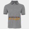 JB's  BIRDS EYE POLO   CHARCOAL - S Thumbnail