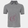 JB's  BIRDS EYE POLO   CHARCOAL - S Thumbnail
