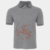 JB's  BIRDS EYE POLO   CHARCOAL - S Thumbnail