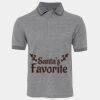JB's  BIRDS EYE POLO   CHARCOAL - S Thumbnail