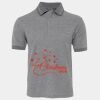 JB's  BIRDS EYE POLO   CHARCOAL - S Thumbnail