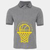 JB's  BIRDS EYE POLO   CHARCOAL - S Thumbnail