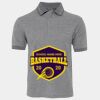 JB's  BIRDS EYE POLO   CHARCOAL - S Thumbnail
