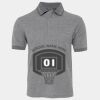 JB's  BIRDS EYE POLO   CHARCOAL - S Thumbnail