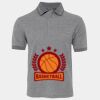 JB's  BIRDS EYE POLO   CHARCOAL - S Thumbnail