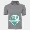 JB's  BIRDS EYE POLO   CHARCOAL - S Thumbnail