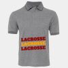 JB's  BIRDS EYE POLO   CHARCOAL - S Thumbnail