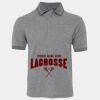 JB's  BIRDS EYE POLO   CHARCOAL - S Thumbnail