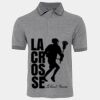 JB's  BIRDS EYE POLO   CHARCOAL - S Thumbnail