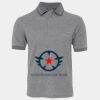 JB's  BIRDS EYE POLO   CHARCOAL - S Thumbnail