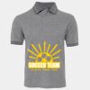 JB's  BIRDS EYE POLO   CHARCOAL - S Thumbnail