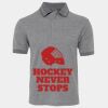 JB's  BIRDS EYE POLO   CHARCOAL - S Thumbnail