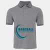JB's  BIRDS EYE POLO   CHARCOAL - S Thumbnail