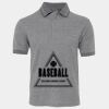 JB's  BIRDS EYE POLO   CHARCOAL - S Thumbnail