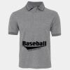 JB's  BIRDS EYE POLO   CHARCOAL - S Thumbnail