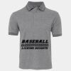 JB's  BIRDS EYE POLO   CHARCOAL - S Thumbnail