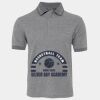 JB's  BIRDS EYE POLO   CHARCOAL - S Thumbnail