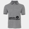 JB's  BIRDS EYE POLO   CHARCOAL - S Thumbnail