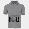 JB's  BIRDS EYE POLO   CHARCOAL - S Thumbnail