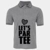 JB's  BIRDS EYE POLO   CHARCOAL - S Thumbnail