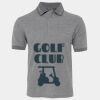JB's  BIRDS EYE POLO   CHARCOAL - S Thumbnail