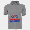 JB's  BIRDS EYE POLO   CHARCOAL - S Thumbnail