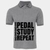 JB's  BIRDS EYE POLO   CHARCOAL - S Thumbnail