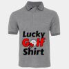 JB's  BIRDS EYE POLO   CHARCOAL - S Thumbnail